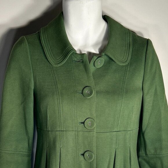 Ivy Jane SZS Green Car Coat Jacket Academia Heritage Town & Country Coquette 90s - Picture 3 of 11